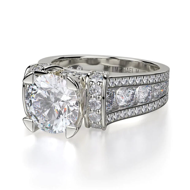 MICHAEL M Engagement Rings Strada R406-2