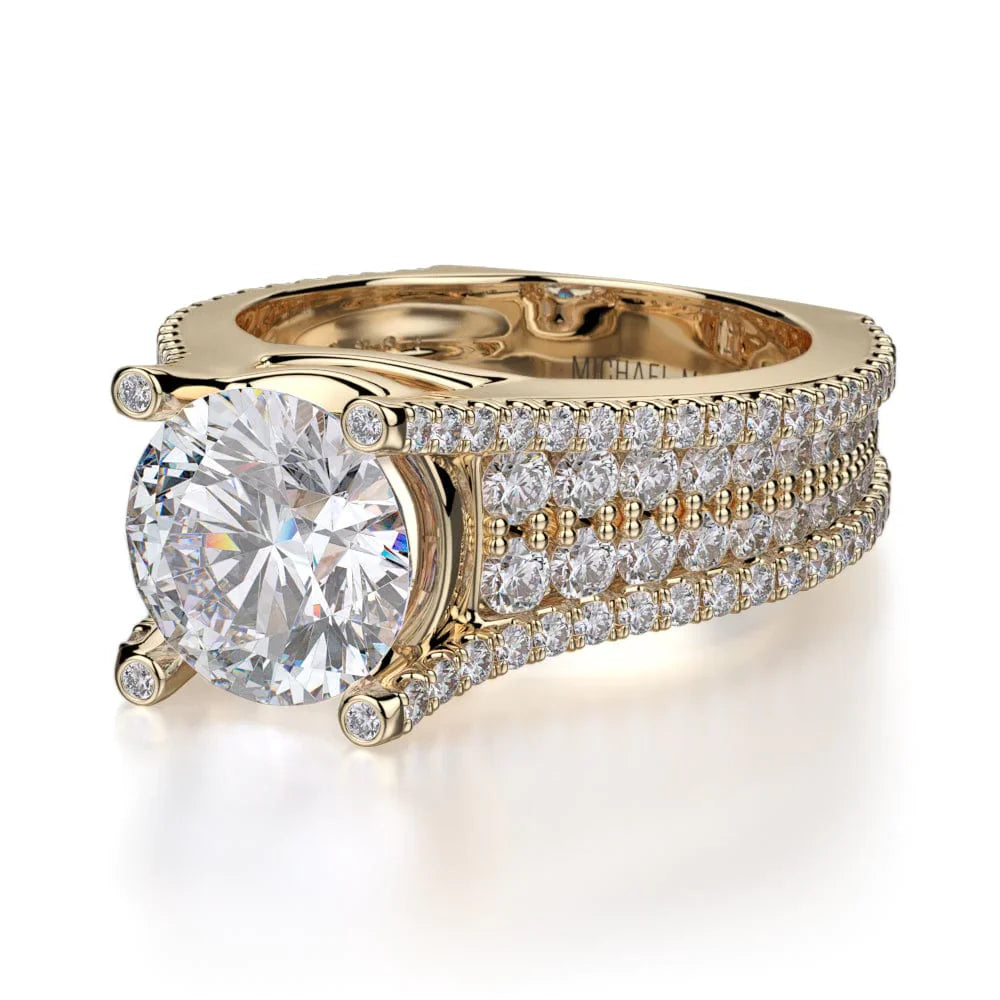 MICHAEL M Engagement Rings Strada R455-2