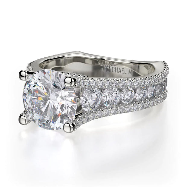 MICHAEL M Engagement Rings Strada R480-2