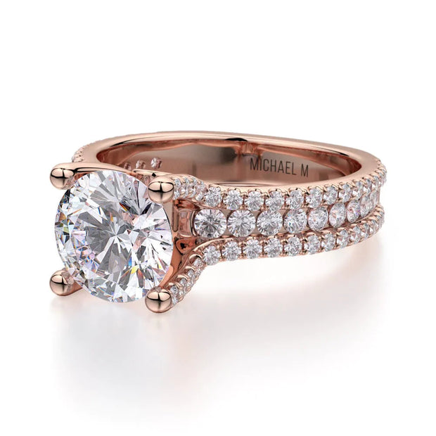 MICHAEL M Engagement Rings Strada R671-1.5