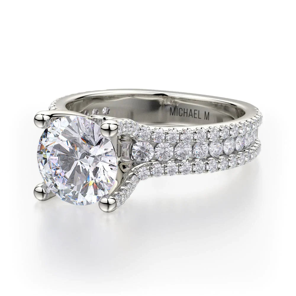 MICHAEL M Engagement Rings Strada R671-1.5