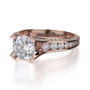 MICHAEL M Engagement Rings Strada R678-1.5