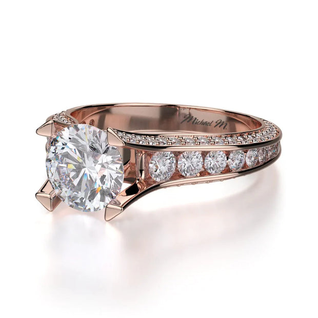 MICHAEL M Engagement Rings Strada R678-1.5