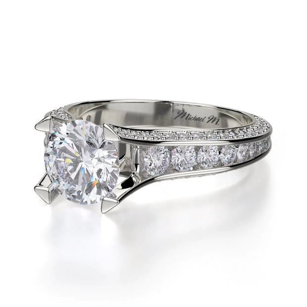 MICHAEL M Engagement Rings Strada R678-1.5