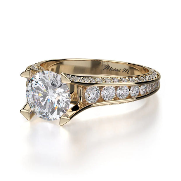 MICHAEL M Engagement Rings Strada R678-1.5