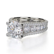 MICHAEL M Engagement Rings Strada R679-2