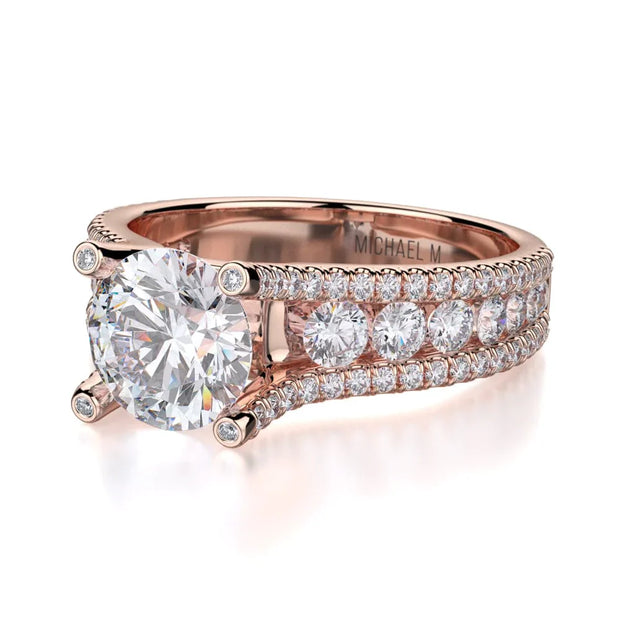 MICHAEL M Engagement Rings Strada R679S-1.5