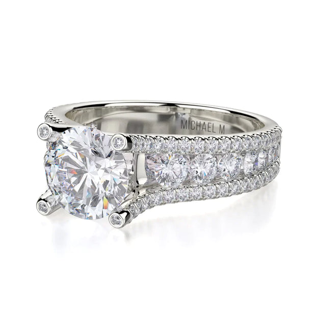 MICHAEL M Engagement Rings Strada R679S-1.5
