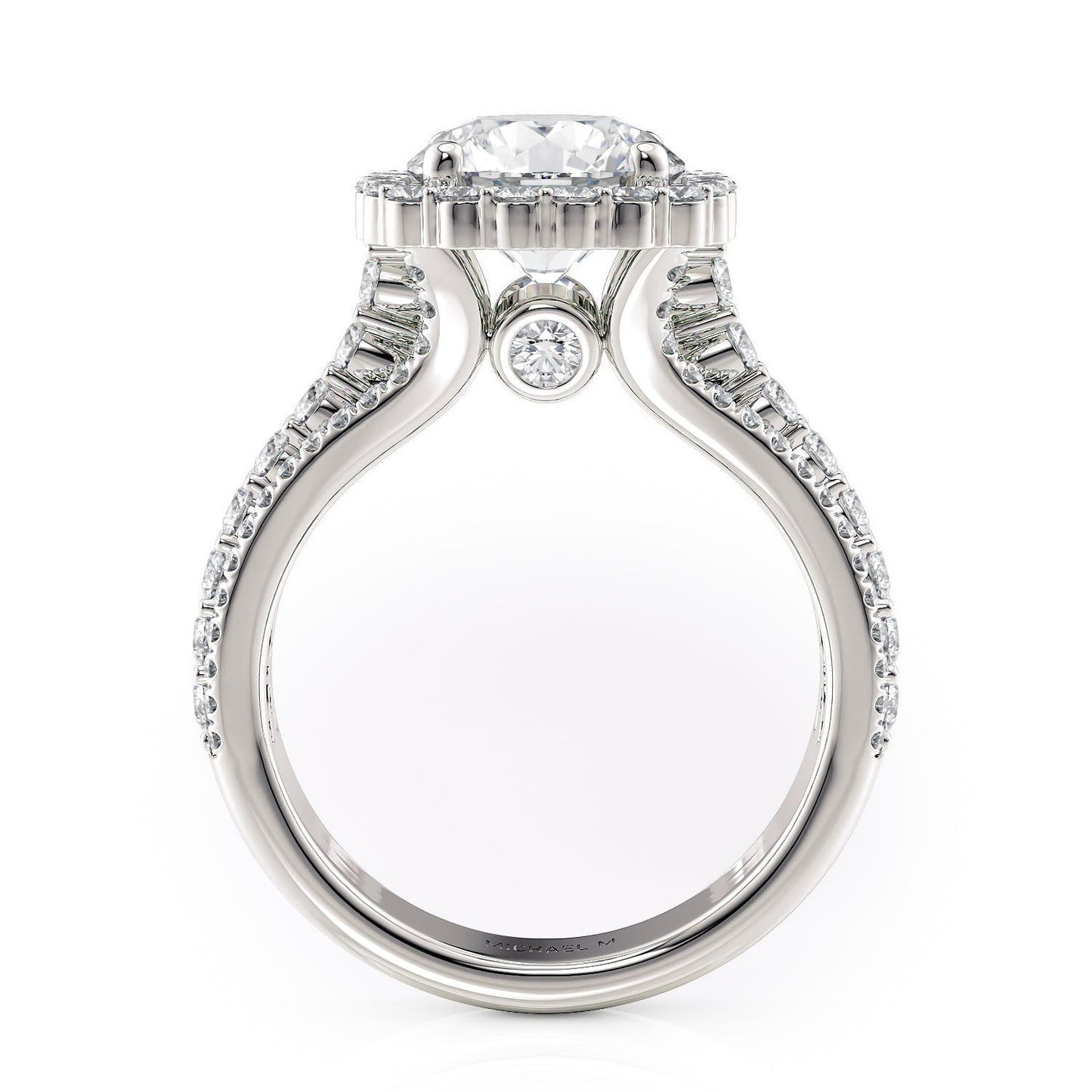 MICHAEL M Engagement Rings Strada R681-1.5