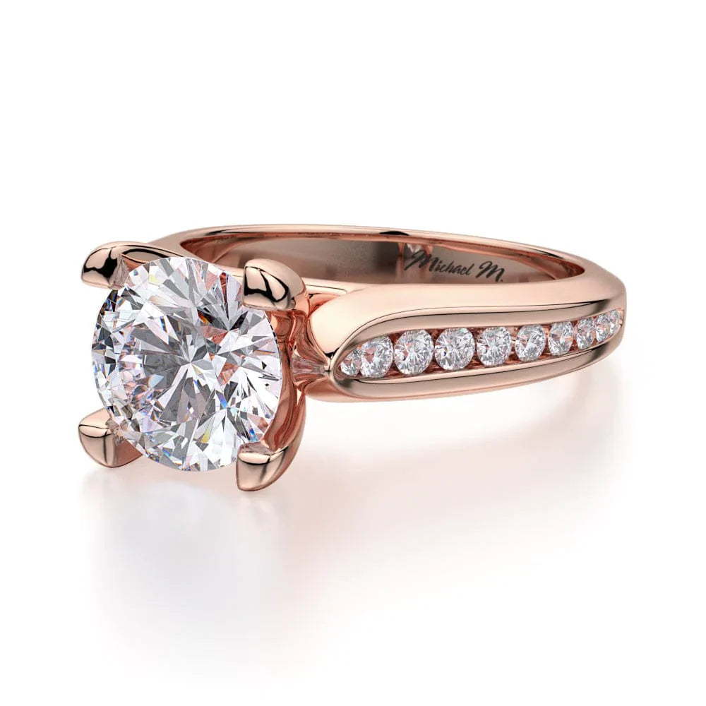 MICHAEL M Engagement Rings Strada R684-1.5