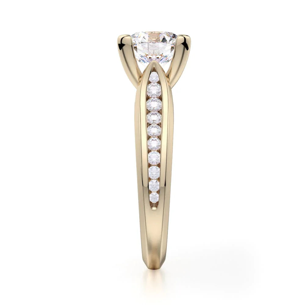 MICHAEL M Engagement Rings Strada R684-1.5