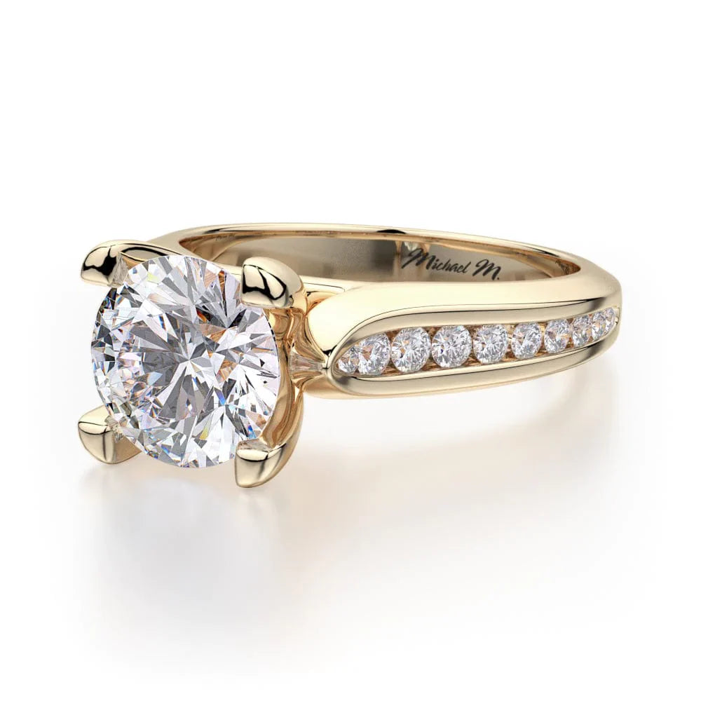 MICHAEL M Engagement Rings Strada R684-1.5