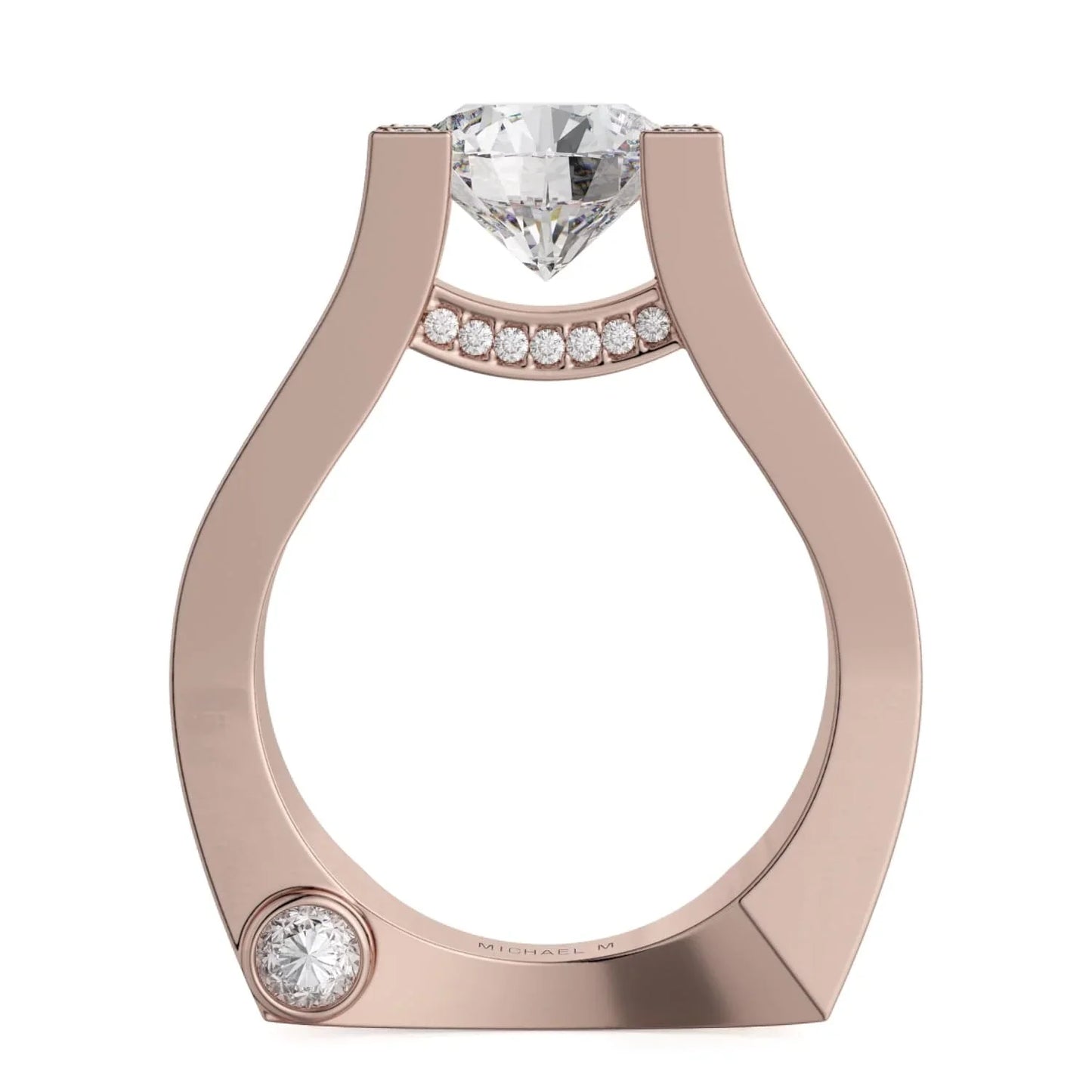 MICHAEL M Engagement Rings Strada R757-2