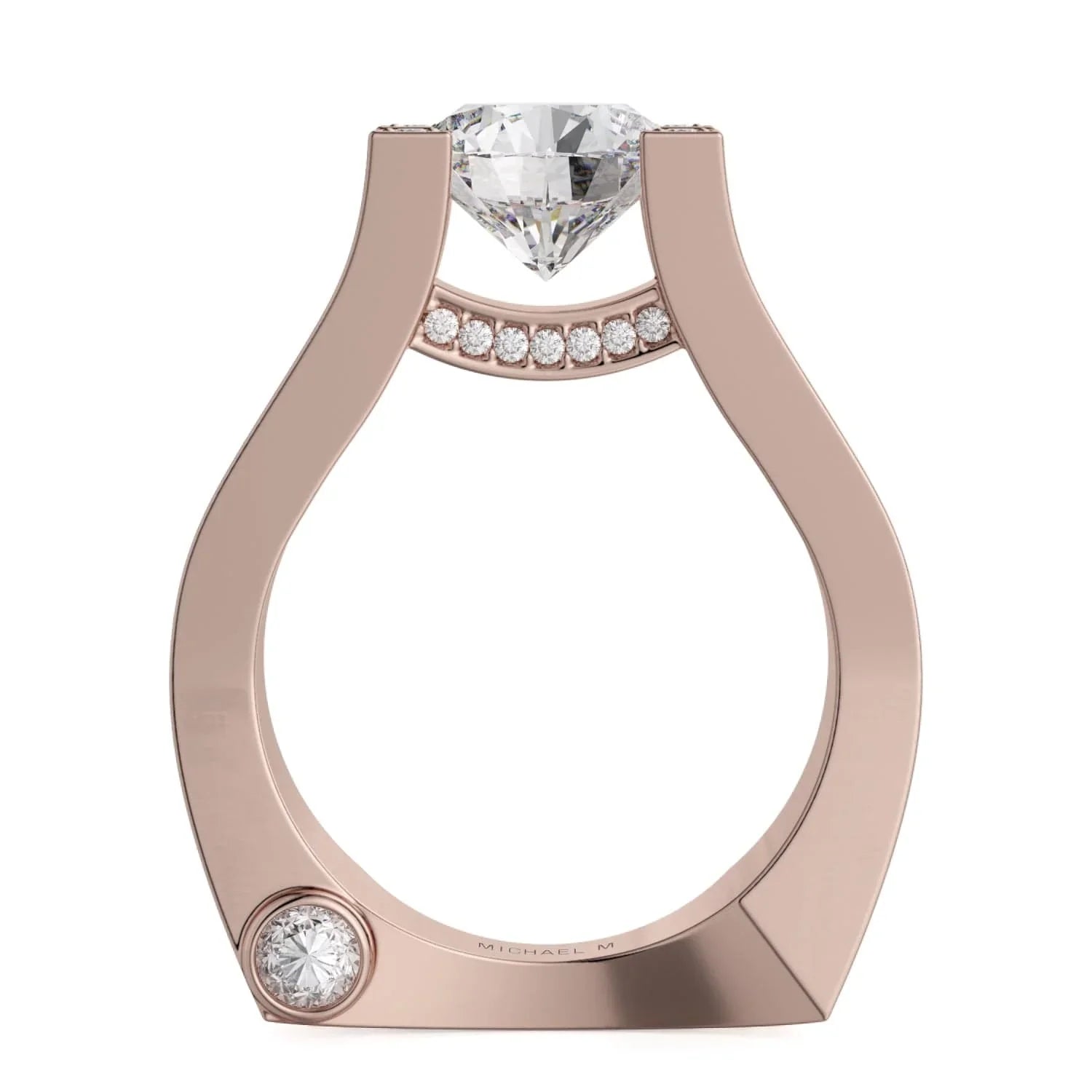 MICHAEL M Engagement Rings Strada R757-2