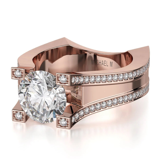 MICHAEL M Engagement Rings Strada R757-2