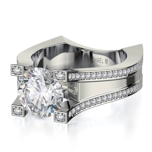 MICHAEL M Engagement Rings Strada R757-2