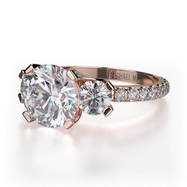 MICHAEL M Engagement Rings Trinity R422-2