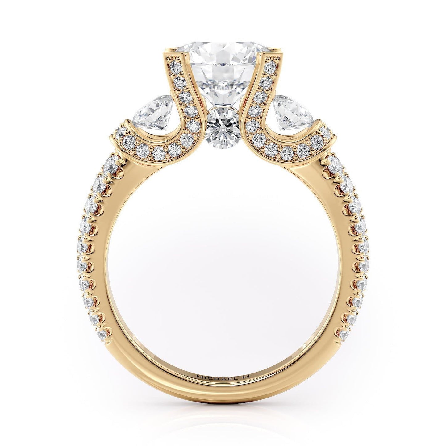 MICHAEL M Engagement Rings Trinity R471-2