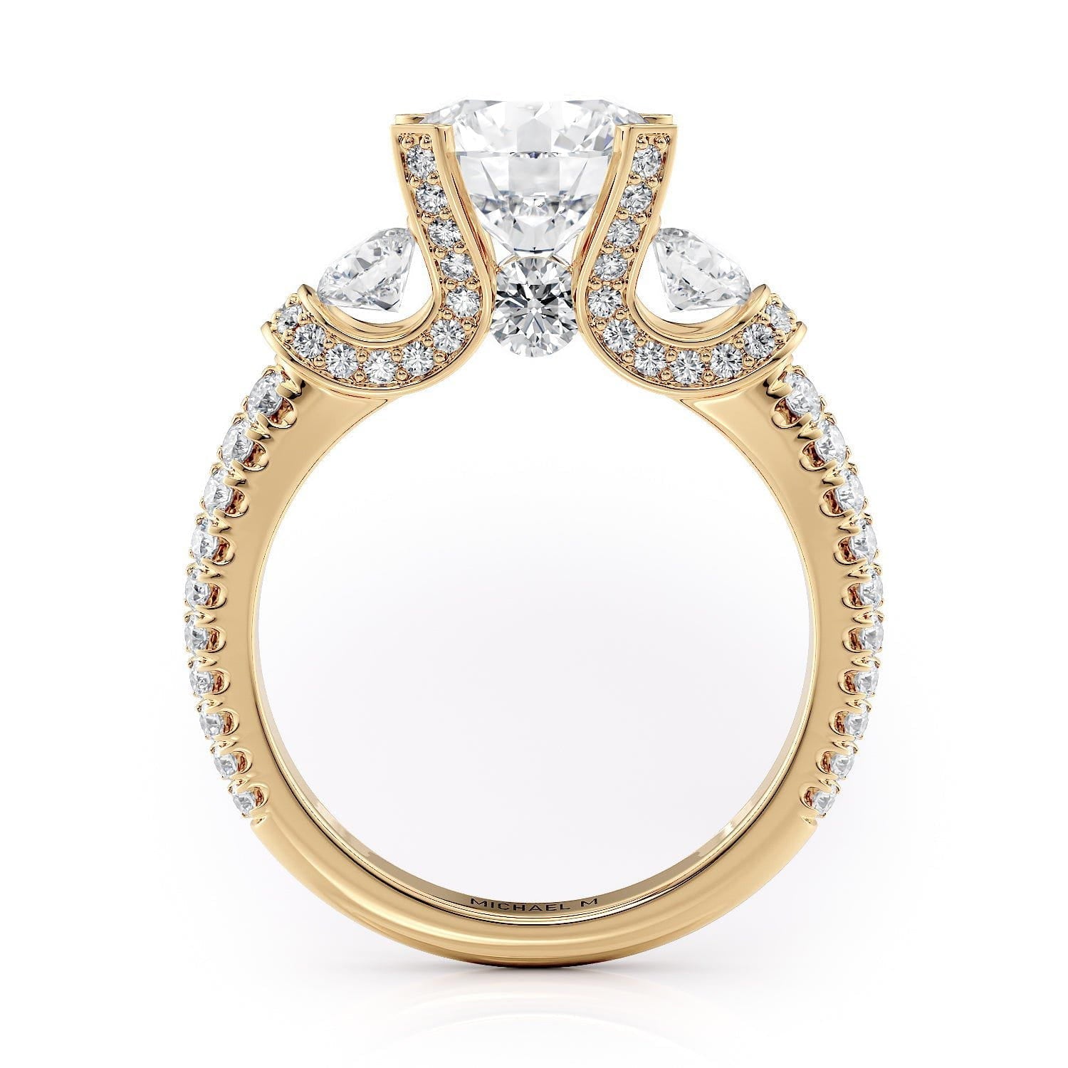 MICHAEL M Engagement Rings Trinity R471-2
