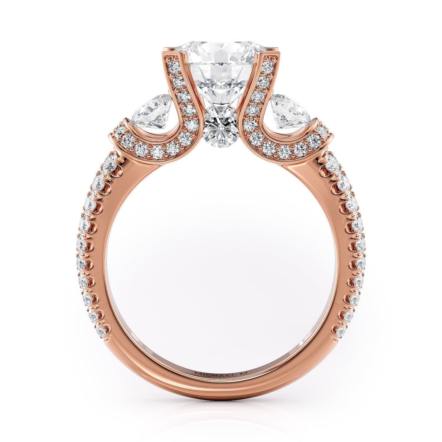 MICHAEL M Engagement Rings Trinity R471-2