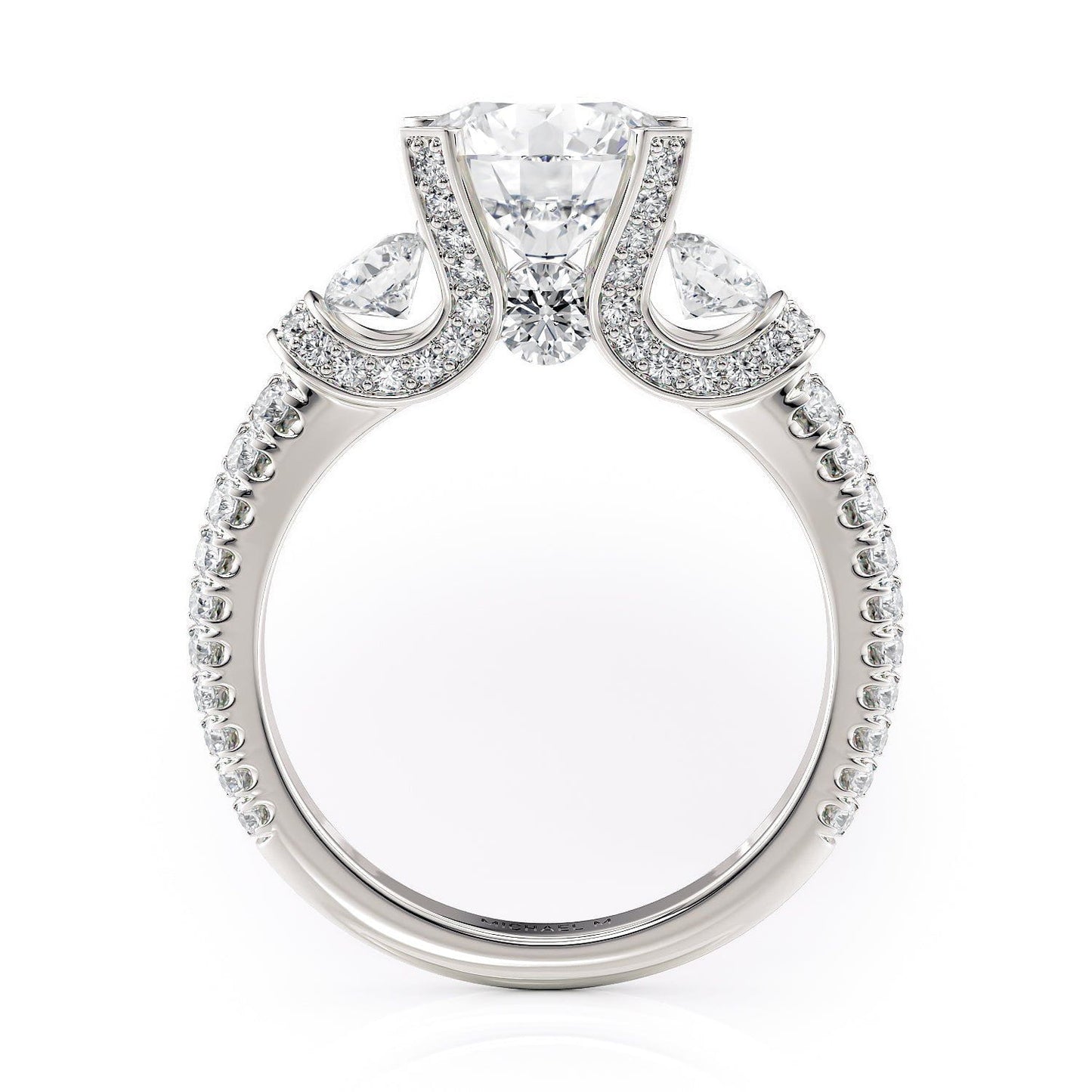 MICHAEL M Engagement Rings Trinity R471-2