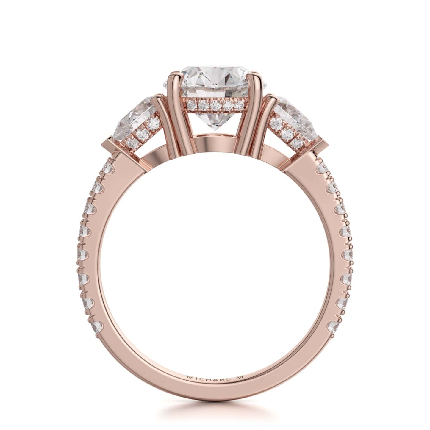 MICHAEL M Engagement Rings Trinity R758-2