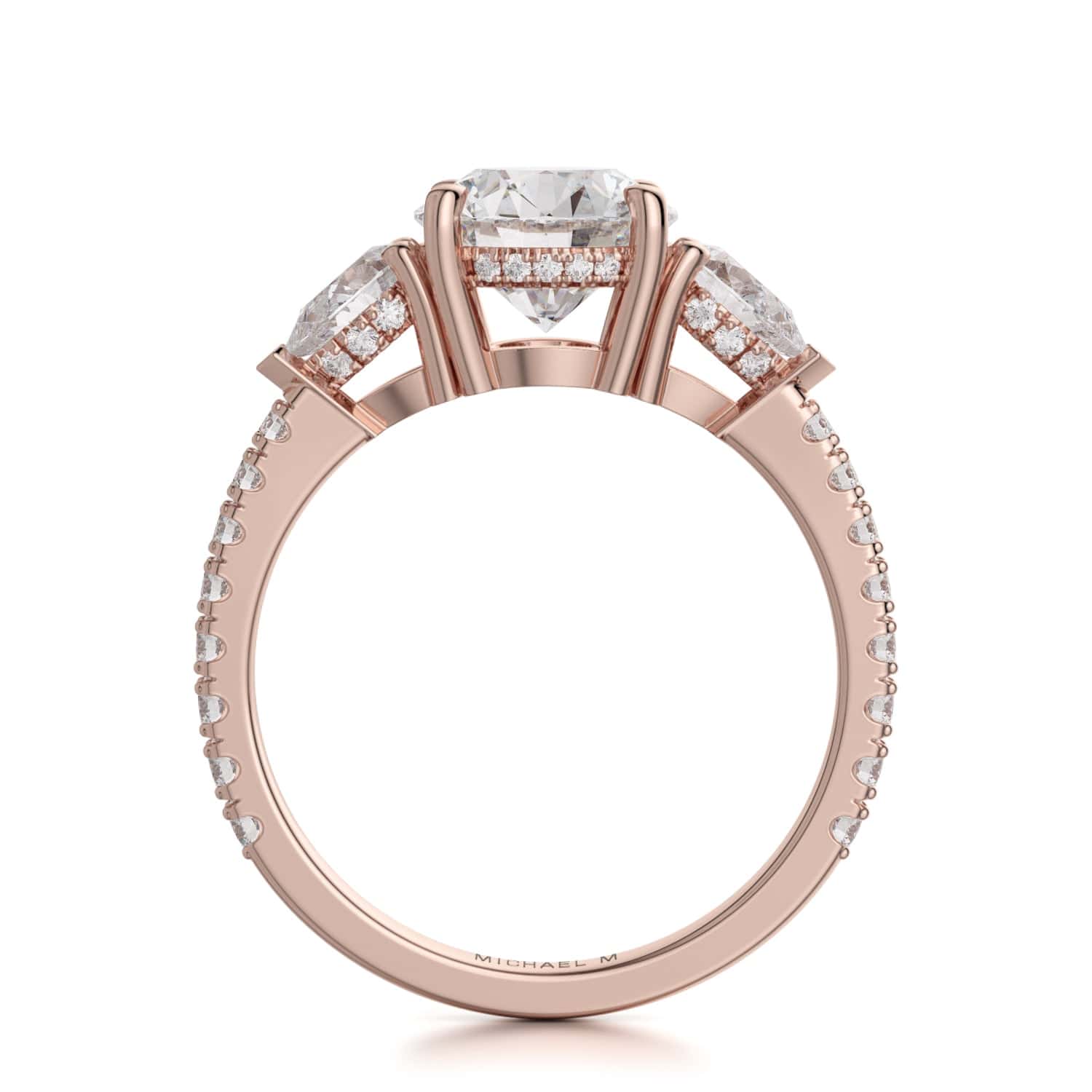 MICHAEL M Engagement Rings Trinity R758-2