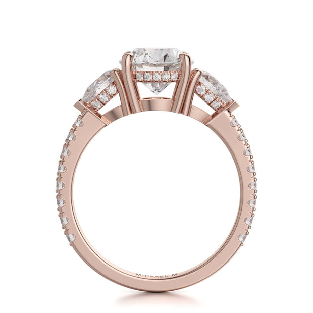 MICHAEL M Engagement Rings Trinity R758-2