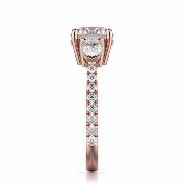 MICHAEL M Engagement Rings Trinity R758-2