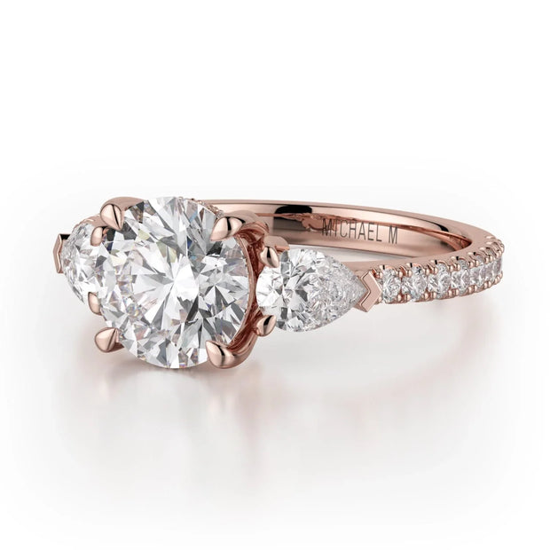 MICHAEL M Engagement Rings Trinity R758-2