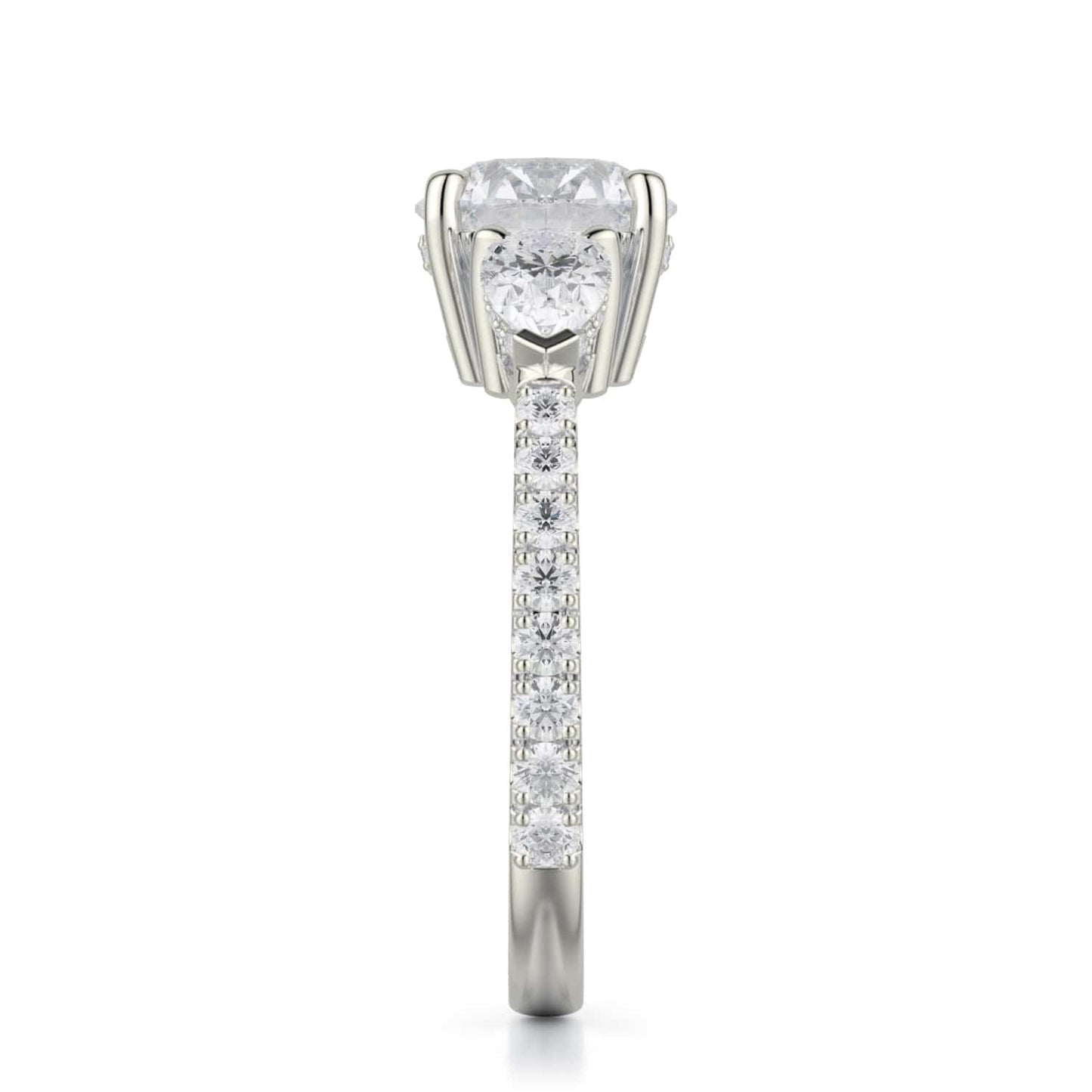 MICHAEL M Engagement Rings Trinity R758-2