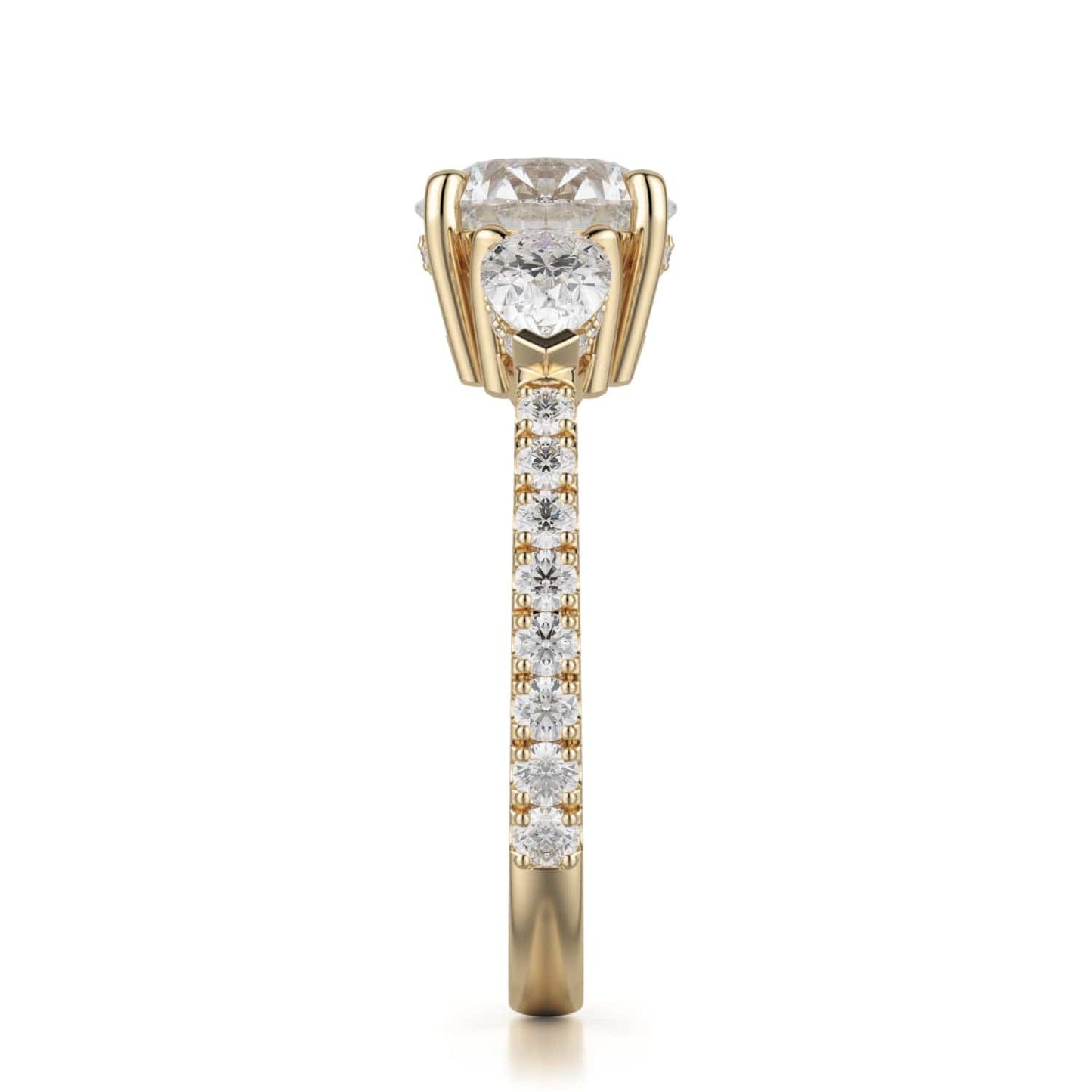 MICHAEL M Engagement Rings Trinity R758-2