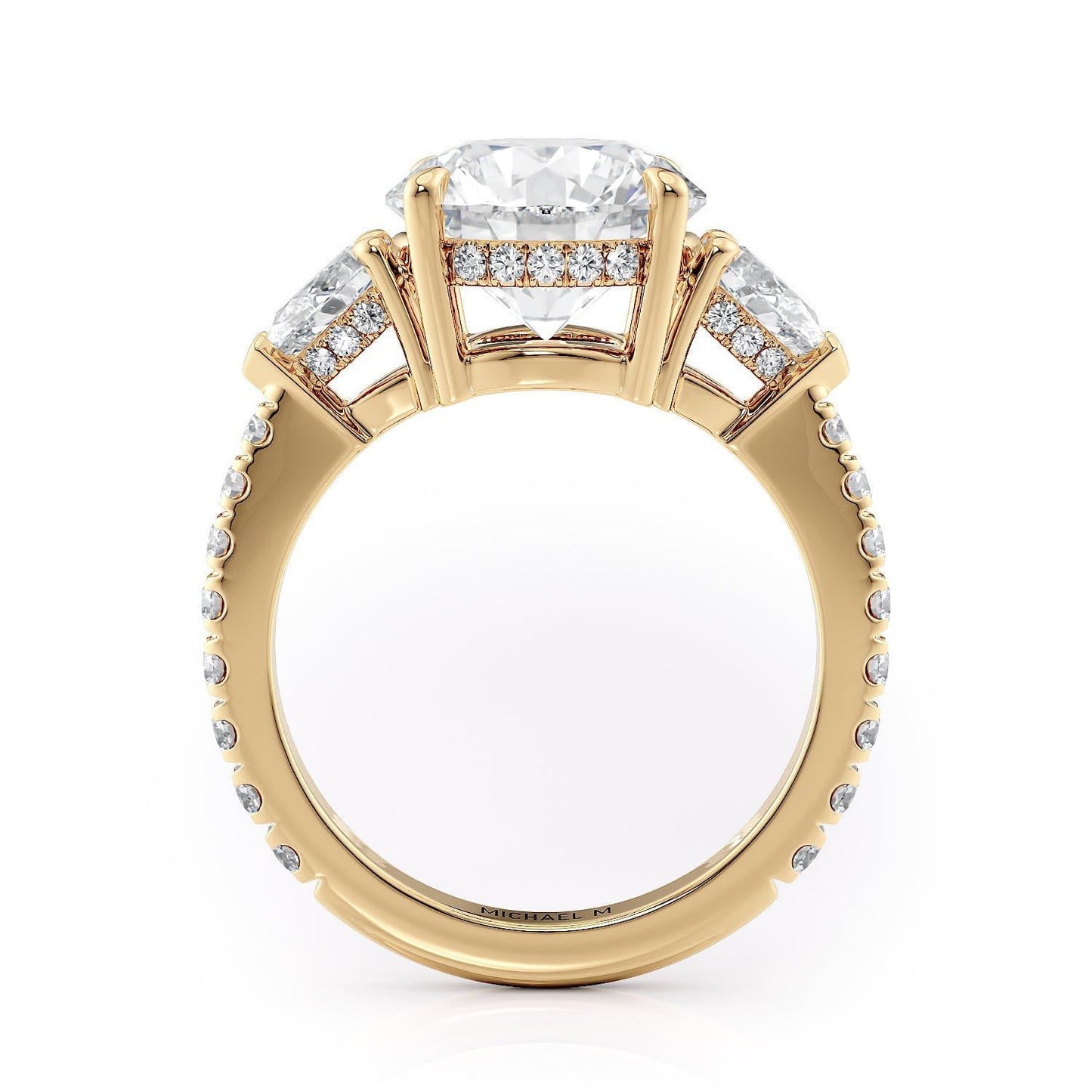 MICHAEL M Engagement Rings Trinity R758-3