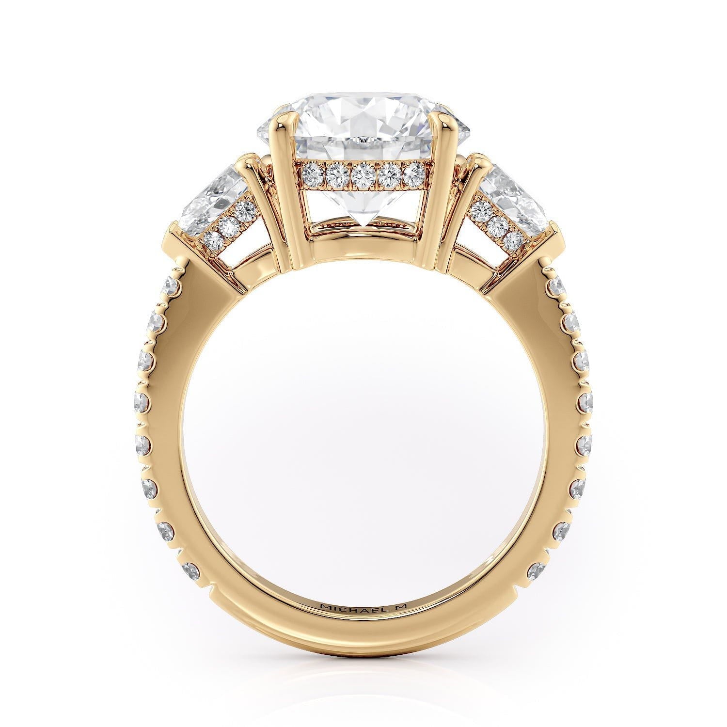 MICHAEL M Engagement Rings Trinity R758-3