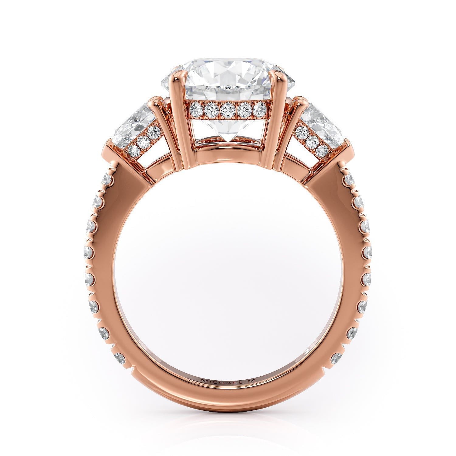 MICHAEL M Engagement Rings Trinity R758-3