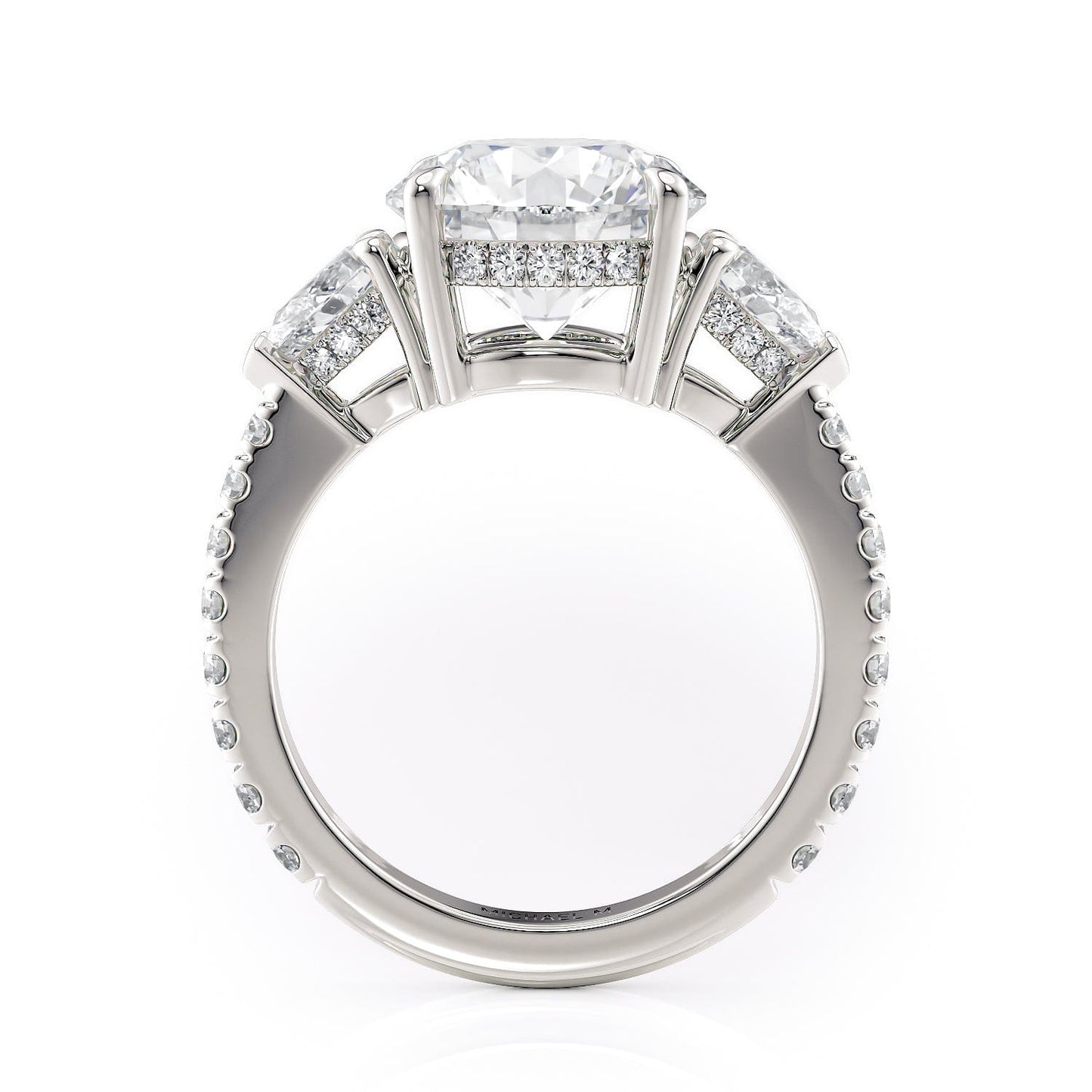 MICHAEL M Engagement Rings Trinity R758-3