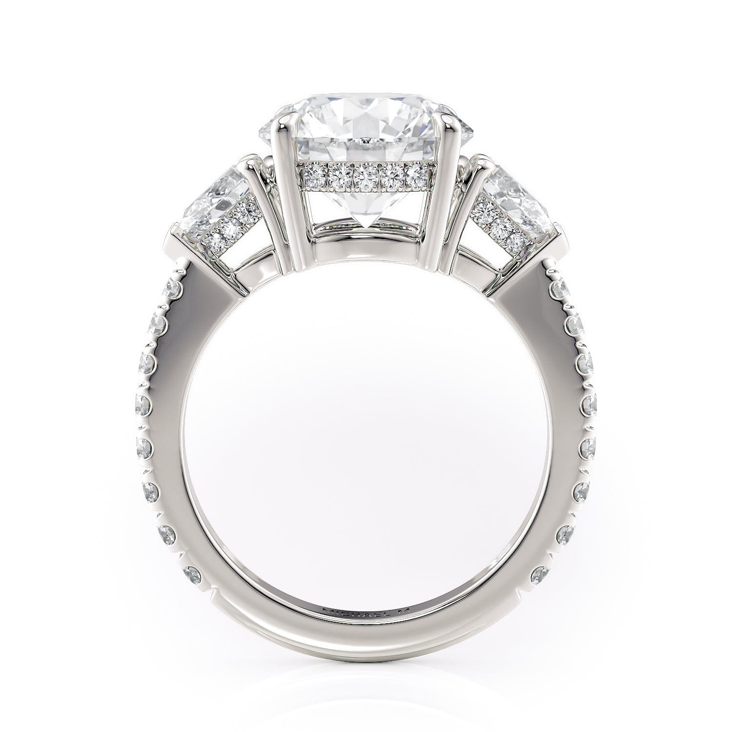 MICHAEL M Engagement Rings Trinity R758-3