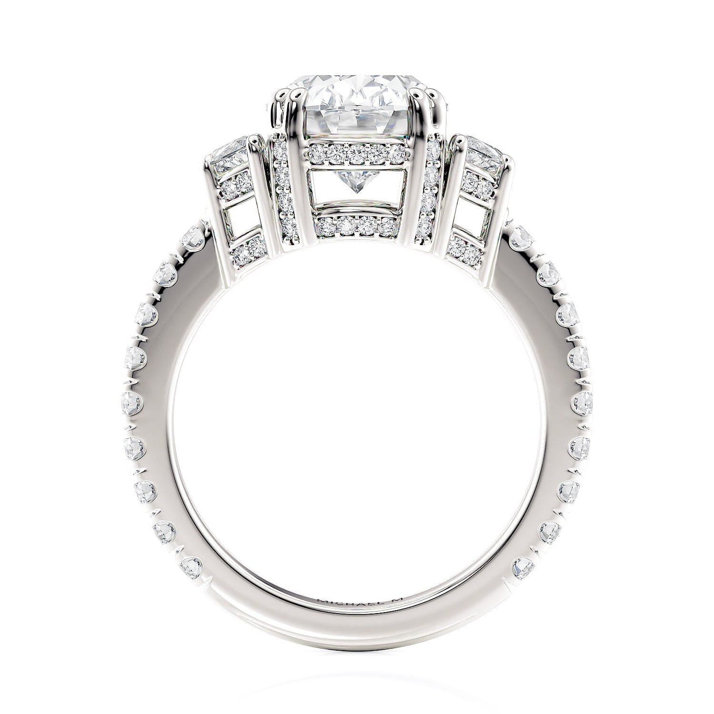 MICHAEL M Engagement Rings Trinity R759-3