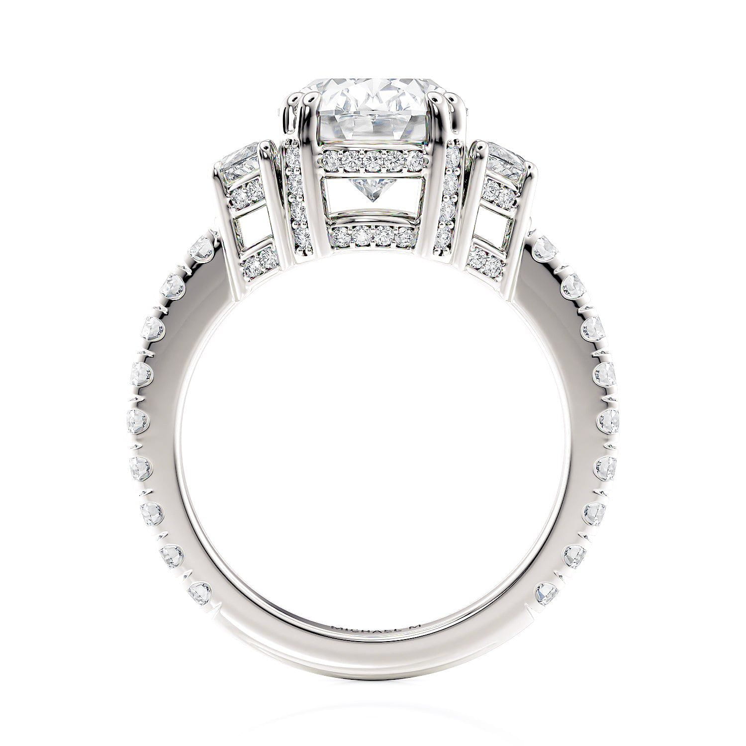 MICHAEL M Engagement Rings Trinity R759-3