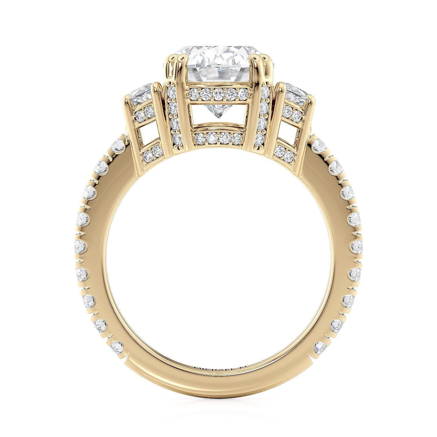 MICHAEL M Engagement Rings Trinity R759-3