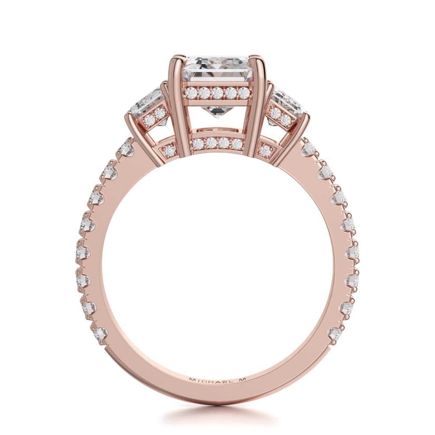 MICHAEL M Engagement Rings Trinity R767-2.5