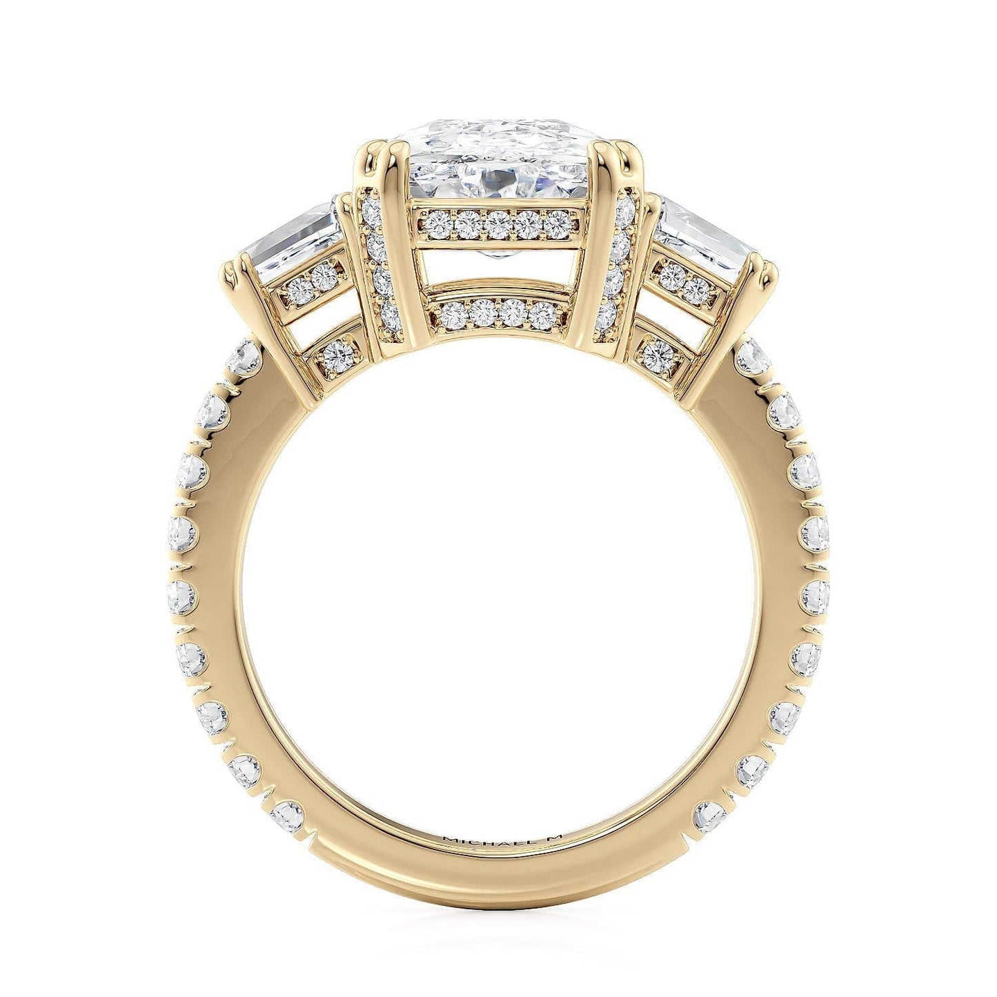 MICHAEL M Engagement Rings Trinity R768-4
