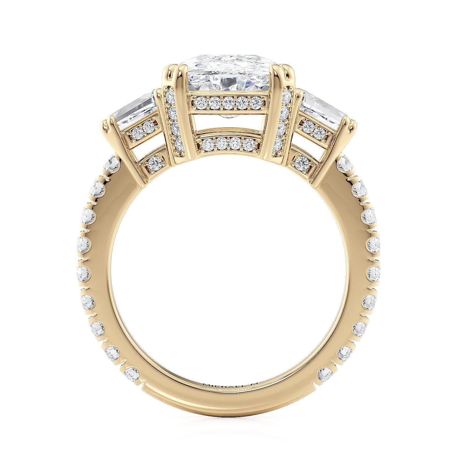 MICHAEL M Engagement Rings Trinity R768-4