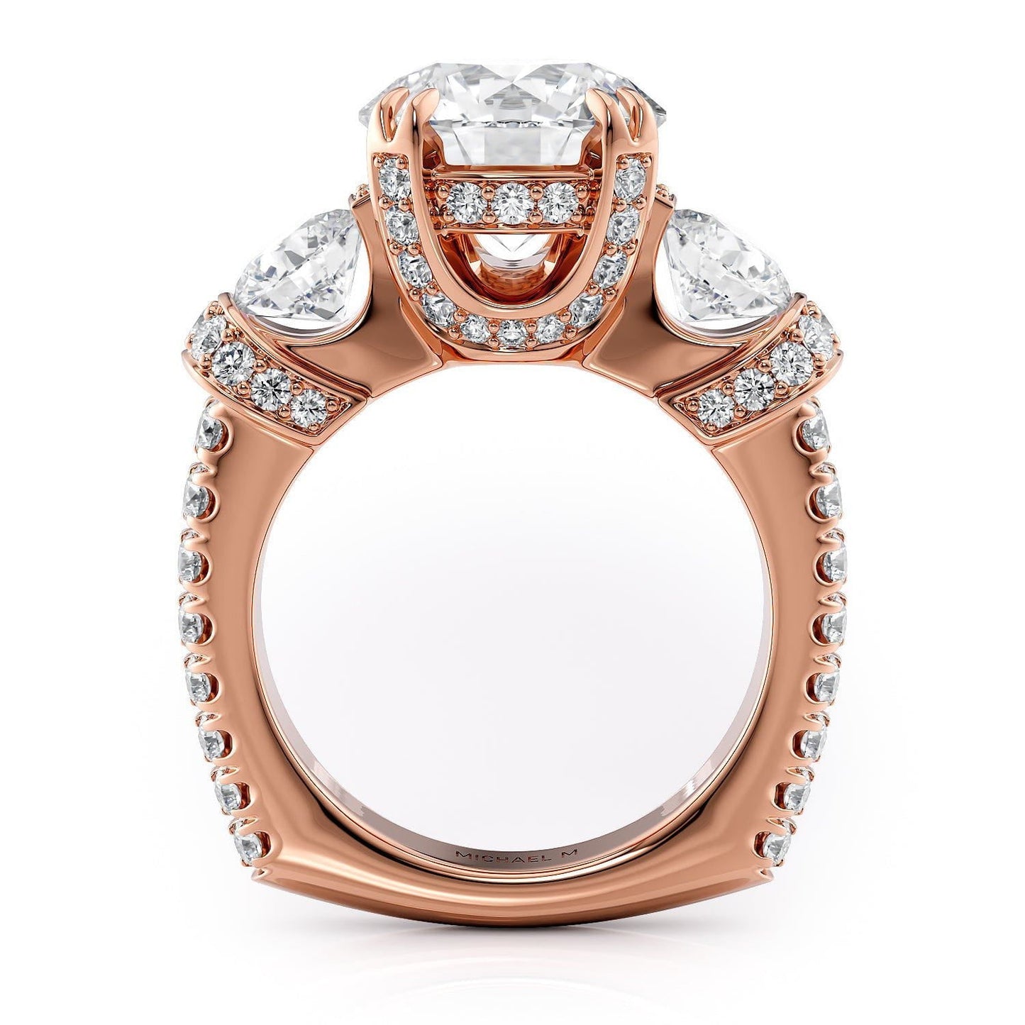MICHAEL M Engagement Rings Trinity R770-3