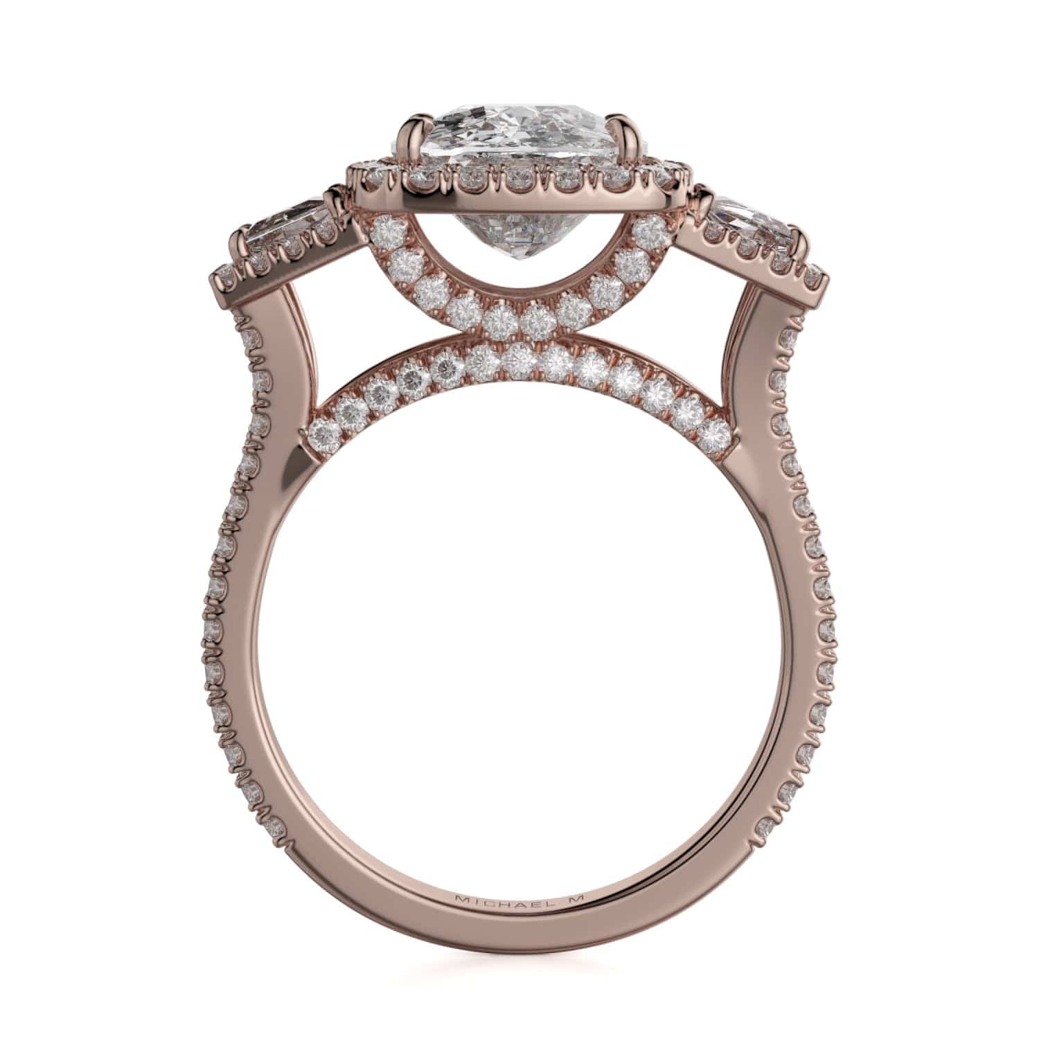 MICHAEL M Engagement Rings Trinity R775-3