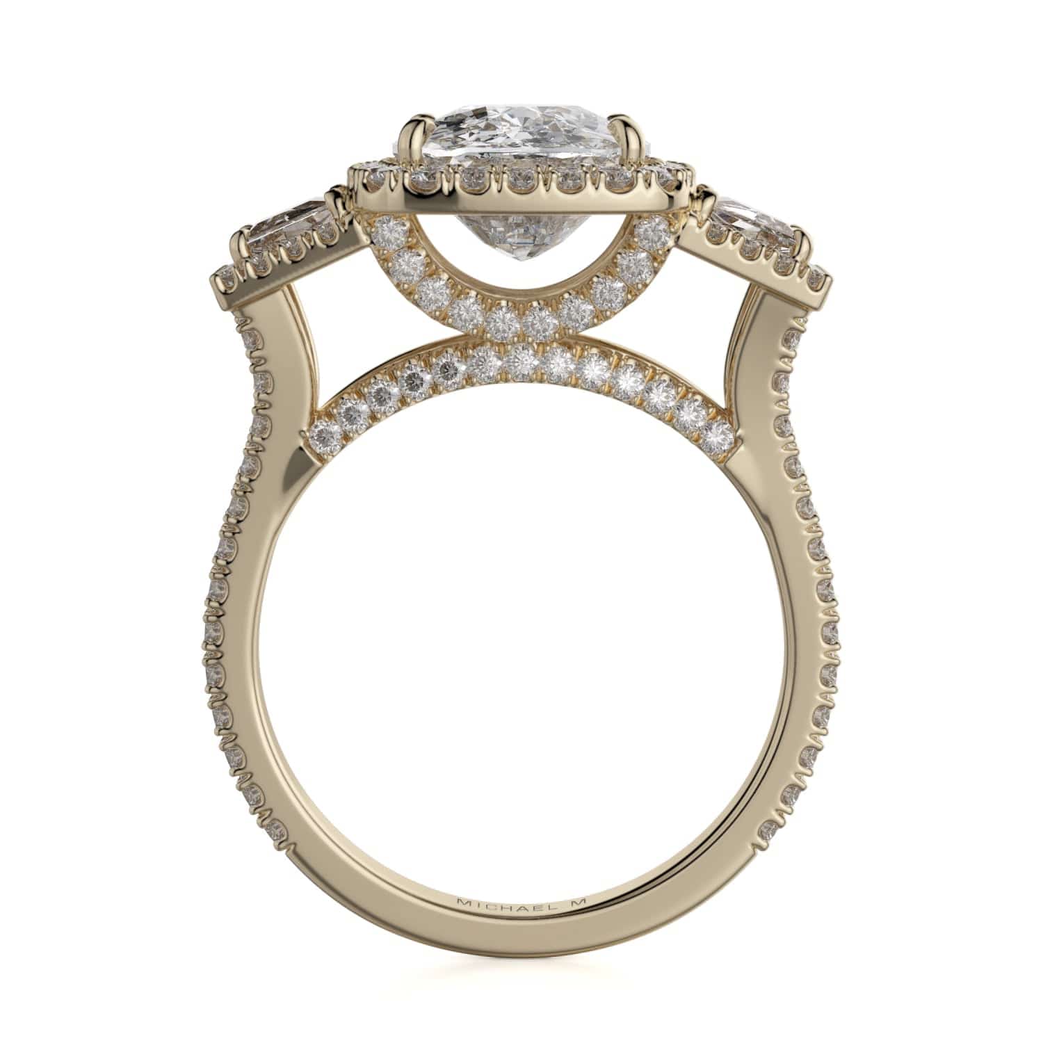 MICHAEL M Engagement Rings Trinity R775-3