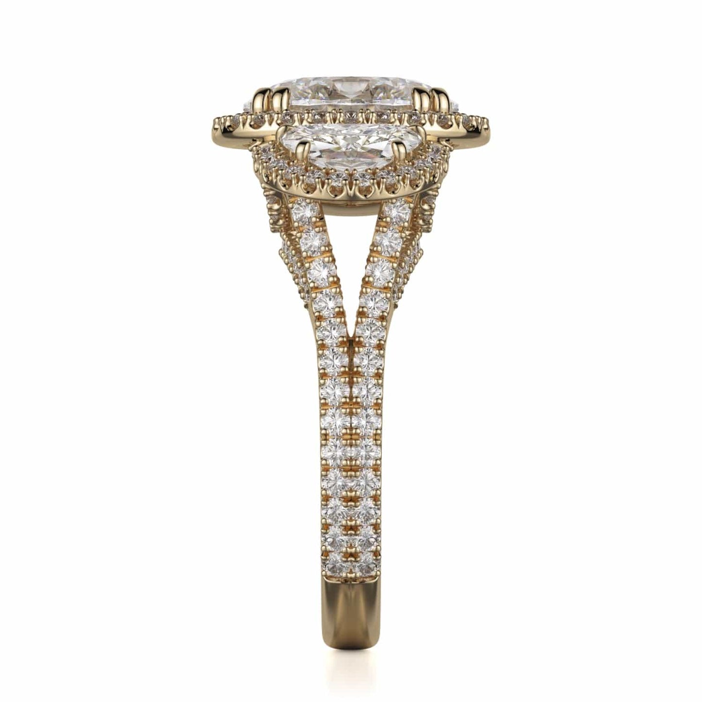 MICHAEL M Engagement Rings Trinity R776-4