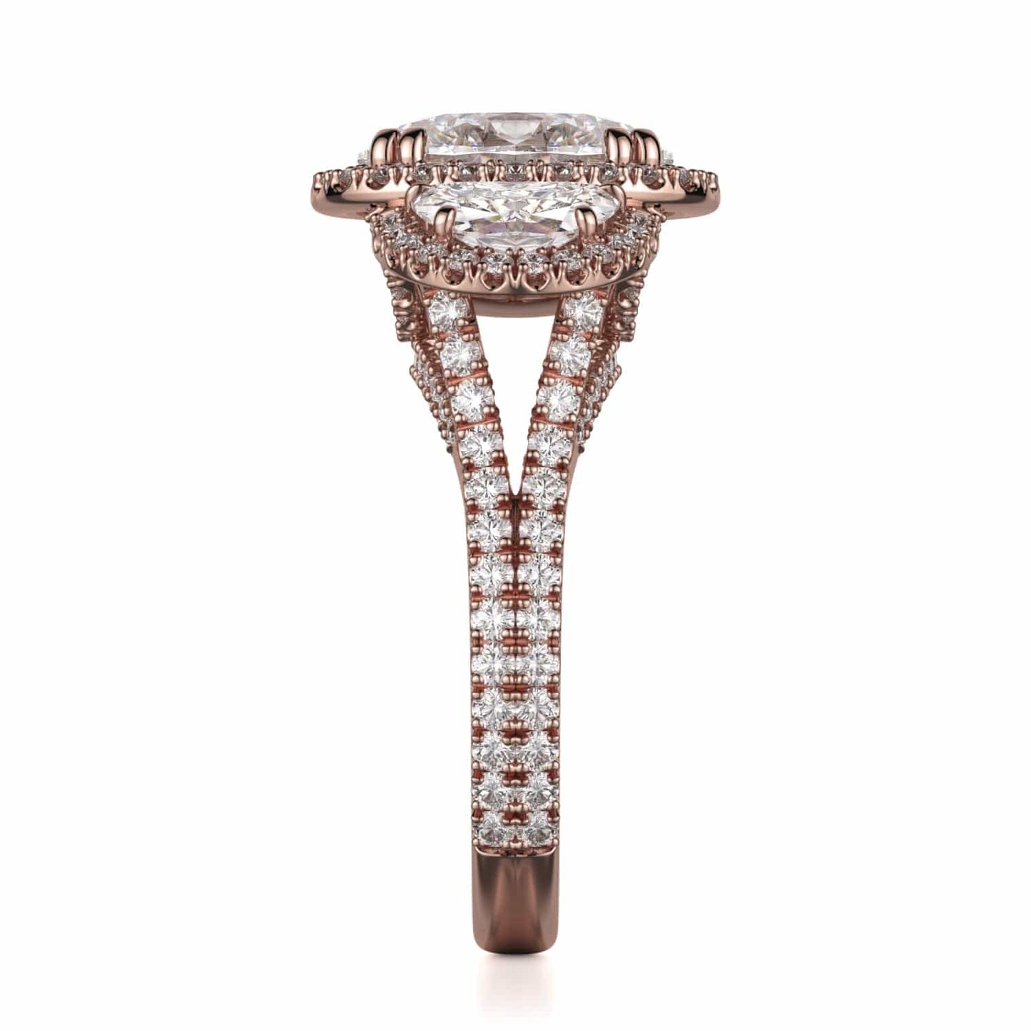 MICHAEL M Engagement Rings Trinity R776-4