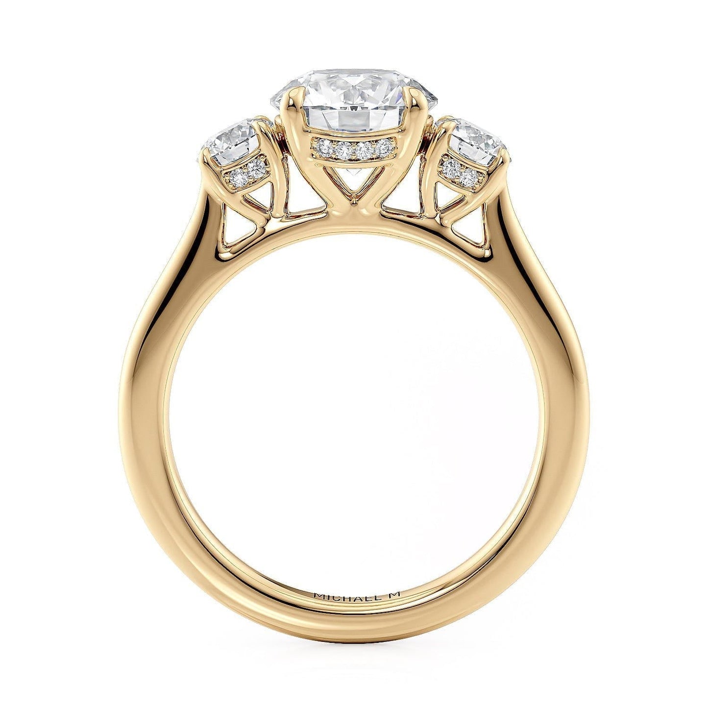 MICHAEL M Engagement Rings Trinity R805-1.5