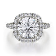 MICHAEL M Engagement Rings White Gold Europa R660-2 R660-2WG